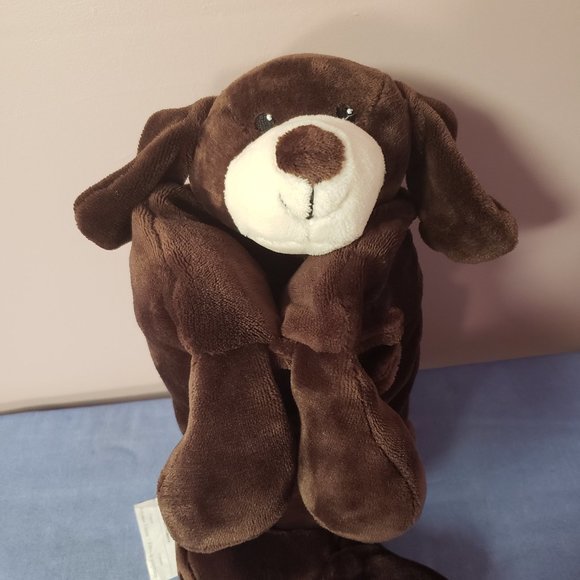 Little Miracles Doggy Plush Snuggle Me Sherpa -Lightly Used - Picture 3 of 4